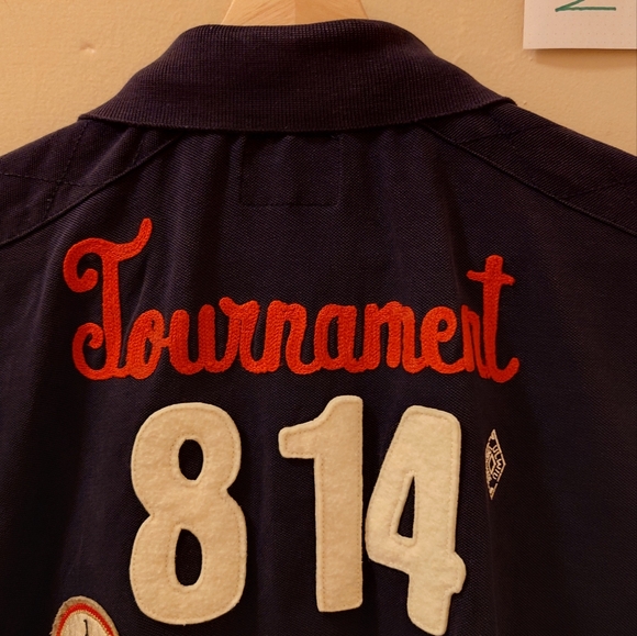 Y2K 2010s Scotch & Soda Short Sleeve Polo Navy Shirt 8 14 San Diego CA - Picture 9 of 13